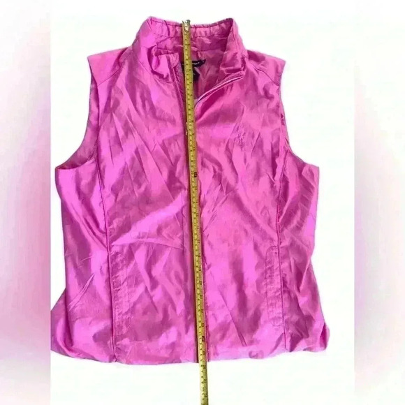 RALPH LAUREN Polo Golf Performance Wind Vest Sleeveless Pink Women's Size Large - Picture 5 of 5